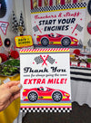 "Start Your Engines" Back to School Teacher Appreciation Luncheon Decor Pack