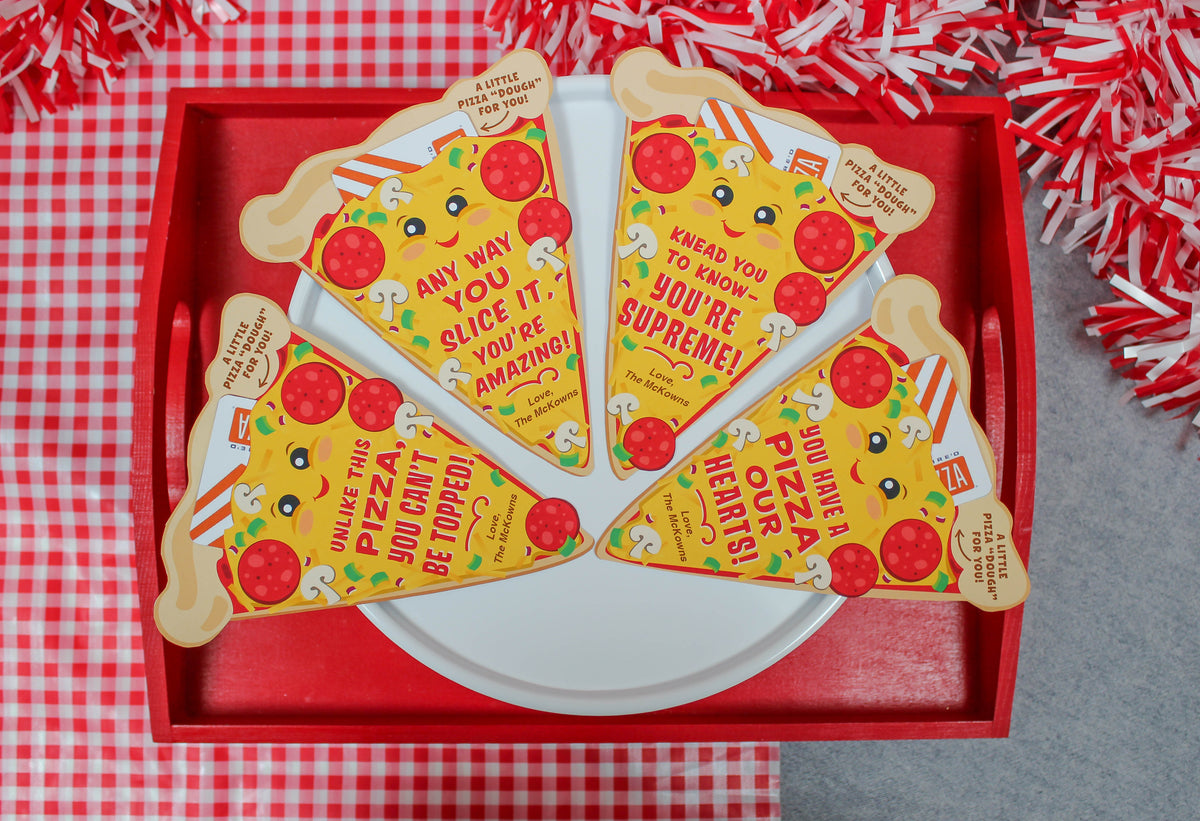 Pizza Gift Card Holders