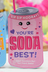 Soda Crazy Straw Classroom Valentines