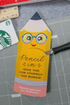 Pencil Gift Card Holder