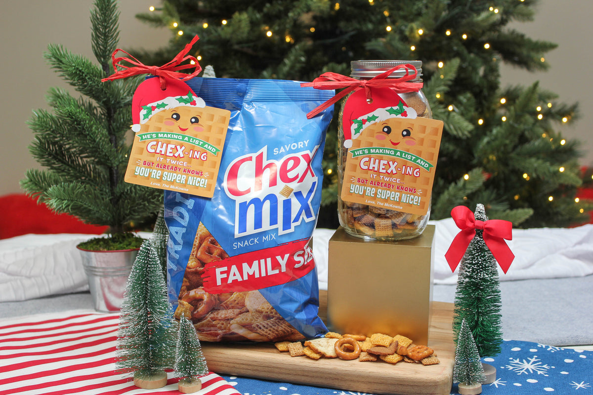 Christmas Snack Mix Gift Tag