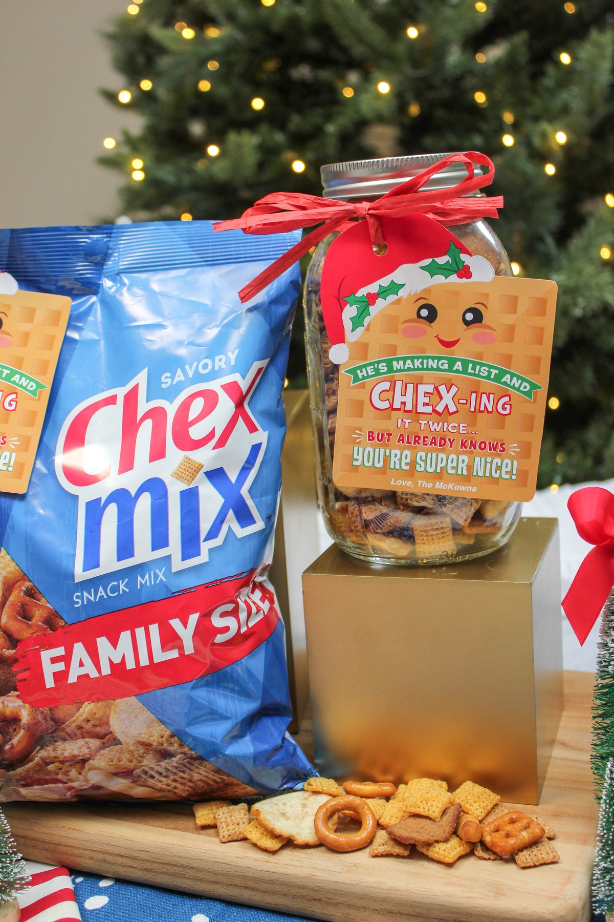 Christmas Snack Mix Gift Tag