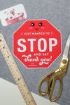 Stop Sign Crossing Guard Gift Card Holder