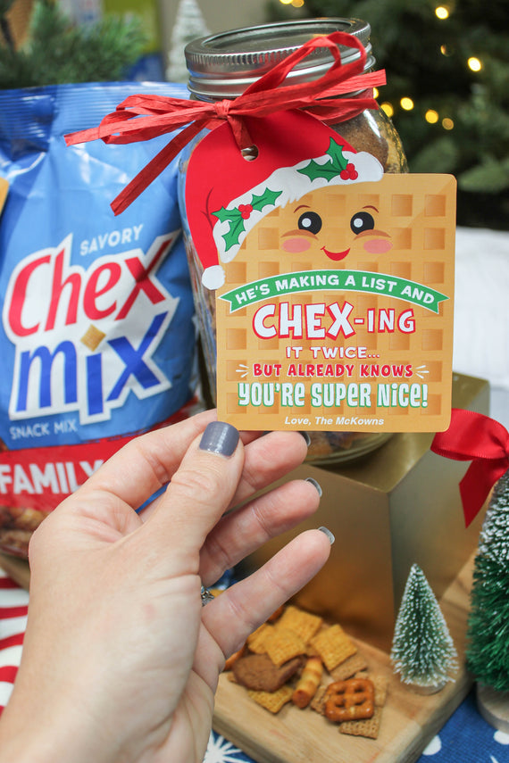 Christmas Snack Mix Gift Tag