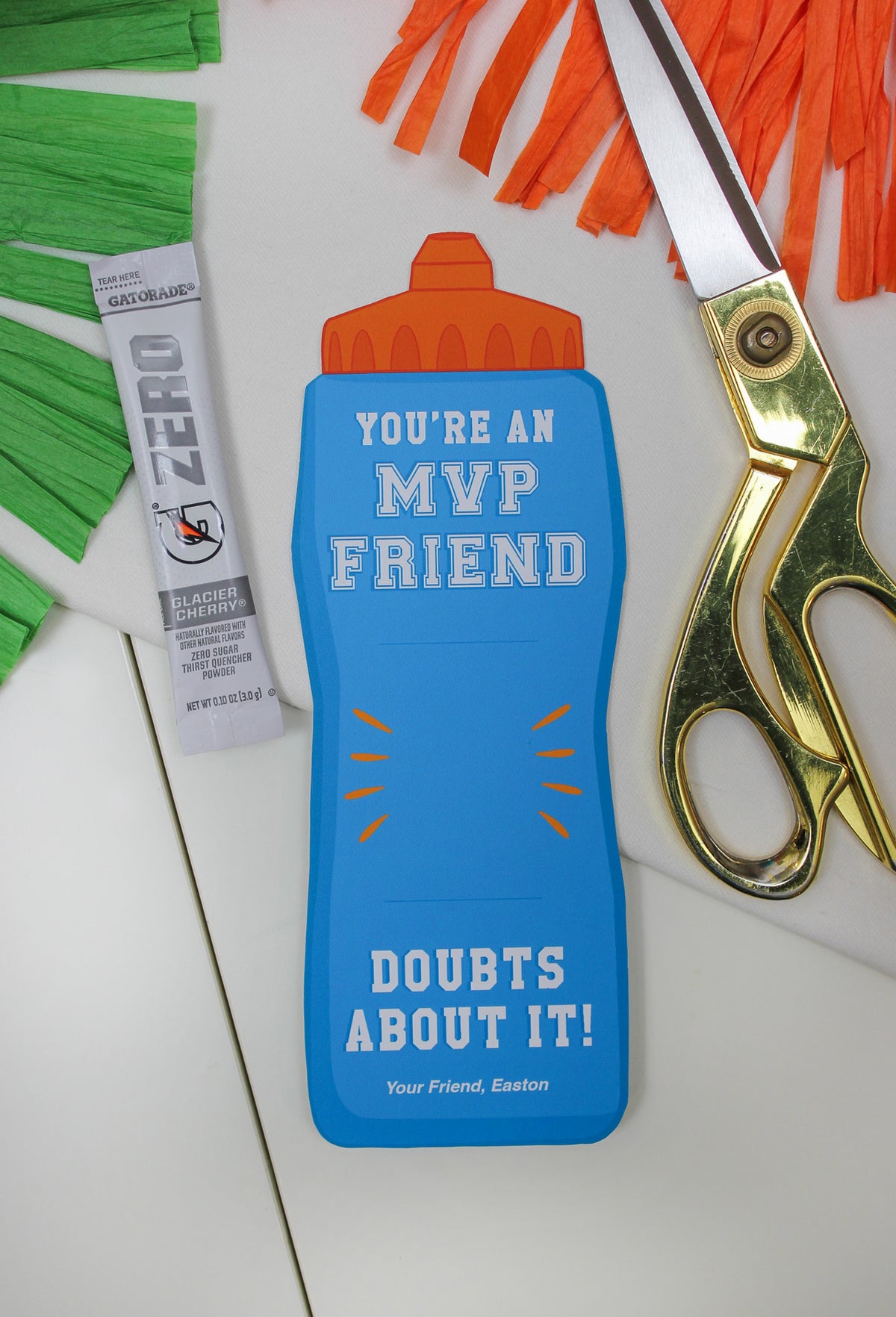 Sports Drink Bottle Kids Valentine