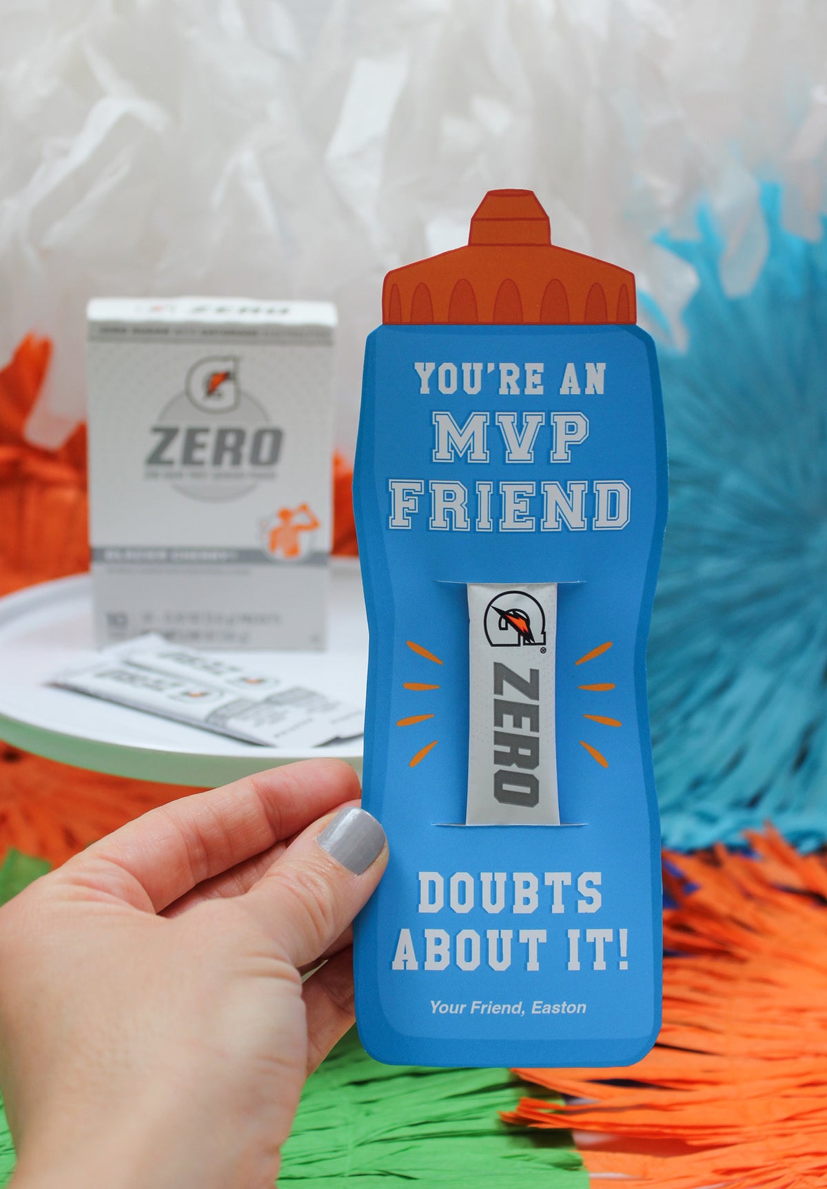 Sports Drink Bottle Kids Valentine