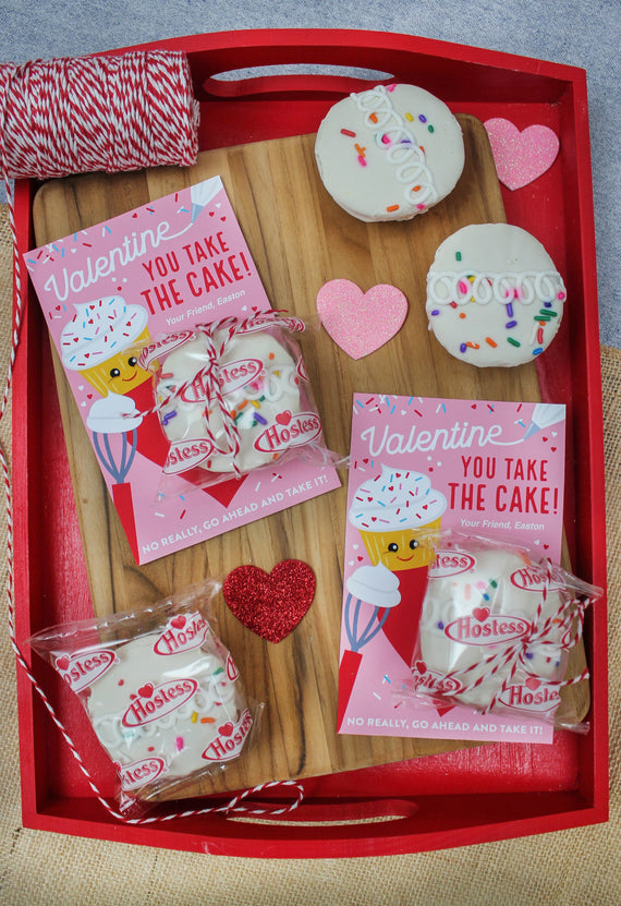 “Take the Cake” Classroom Valentine