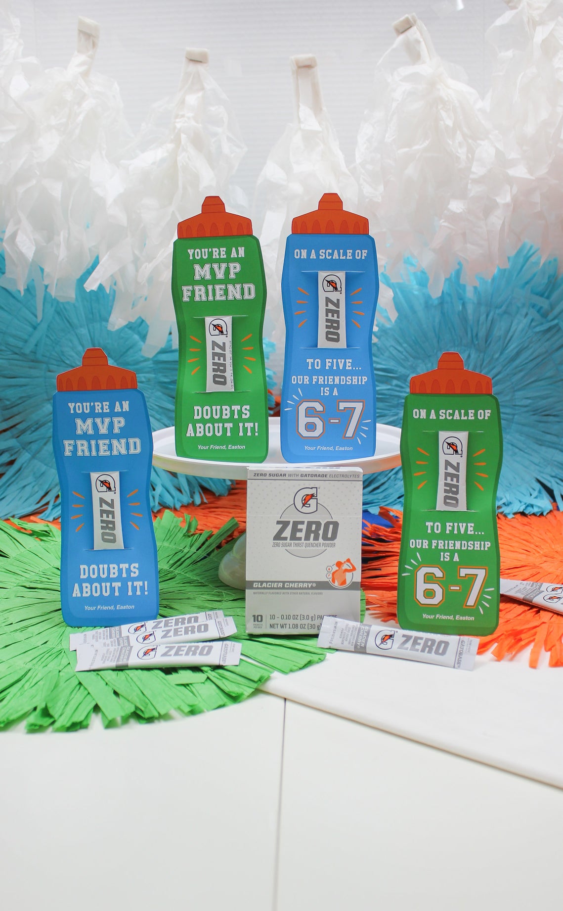 Sports Drink Bottle Kids Valentine