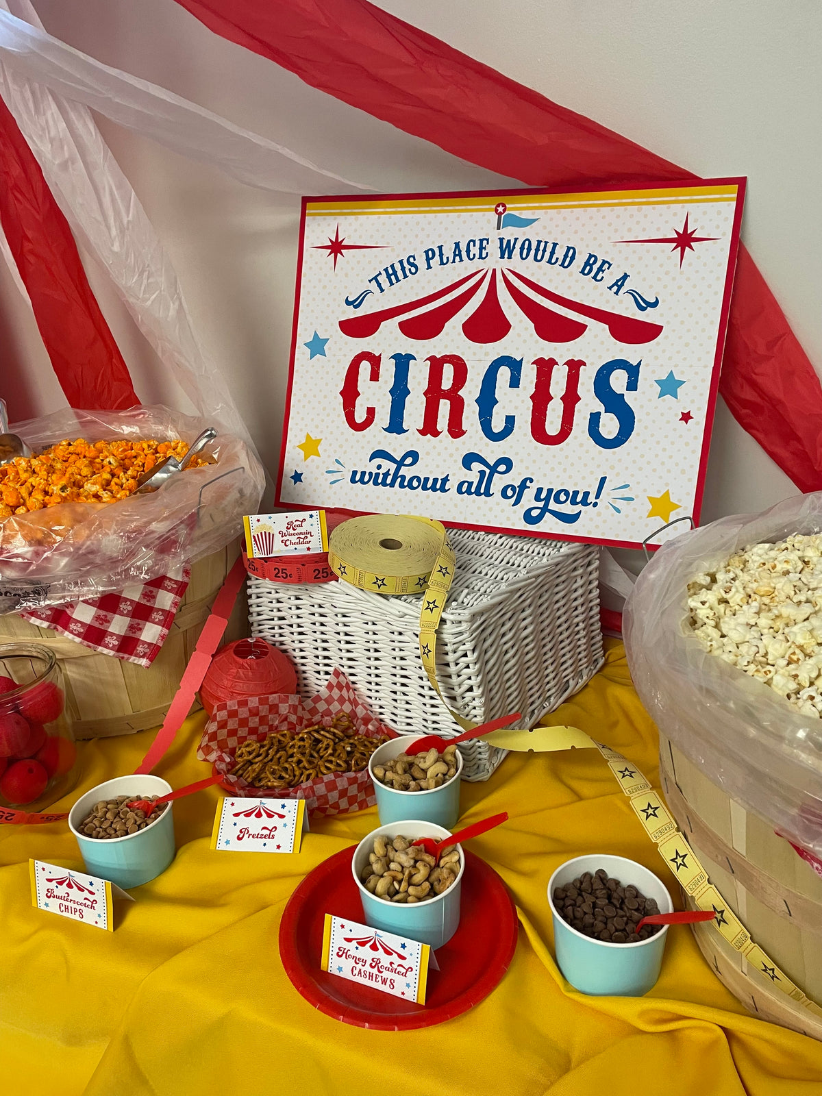 Teacher Appreciation Circus Carnival Decor Pack