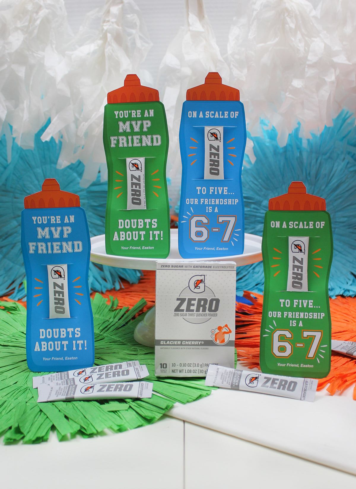 Sports Drink Bottle Kids Valentine