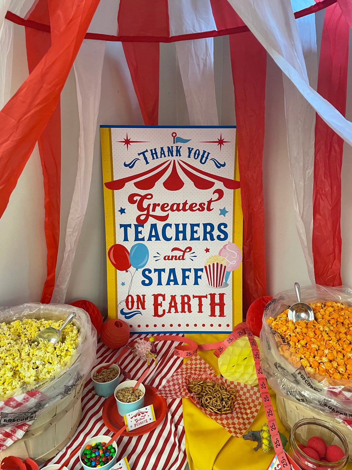 Teacher Appreciation Circus Carnival Decor Pack