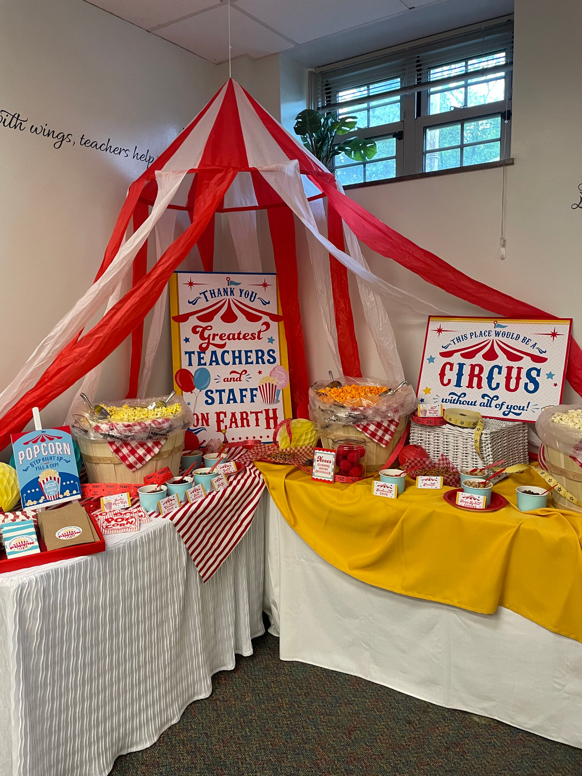 Teacher Appreciation Circus Carnival Decor Pack