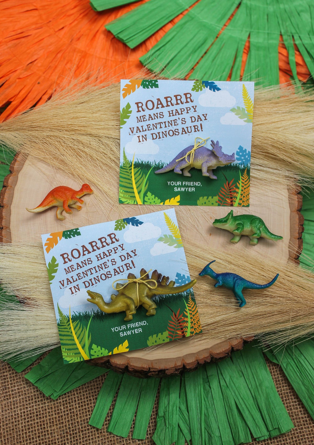 Roar Dinosaur Kids Valentine