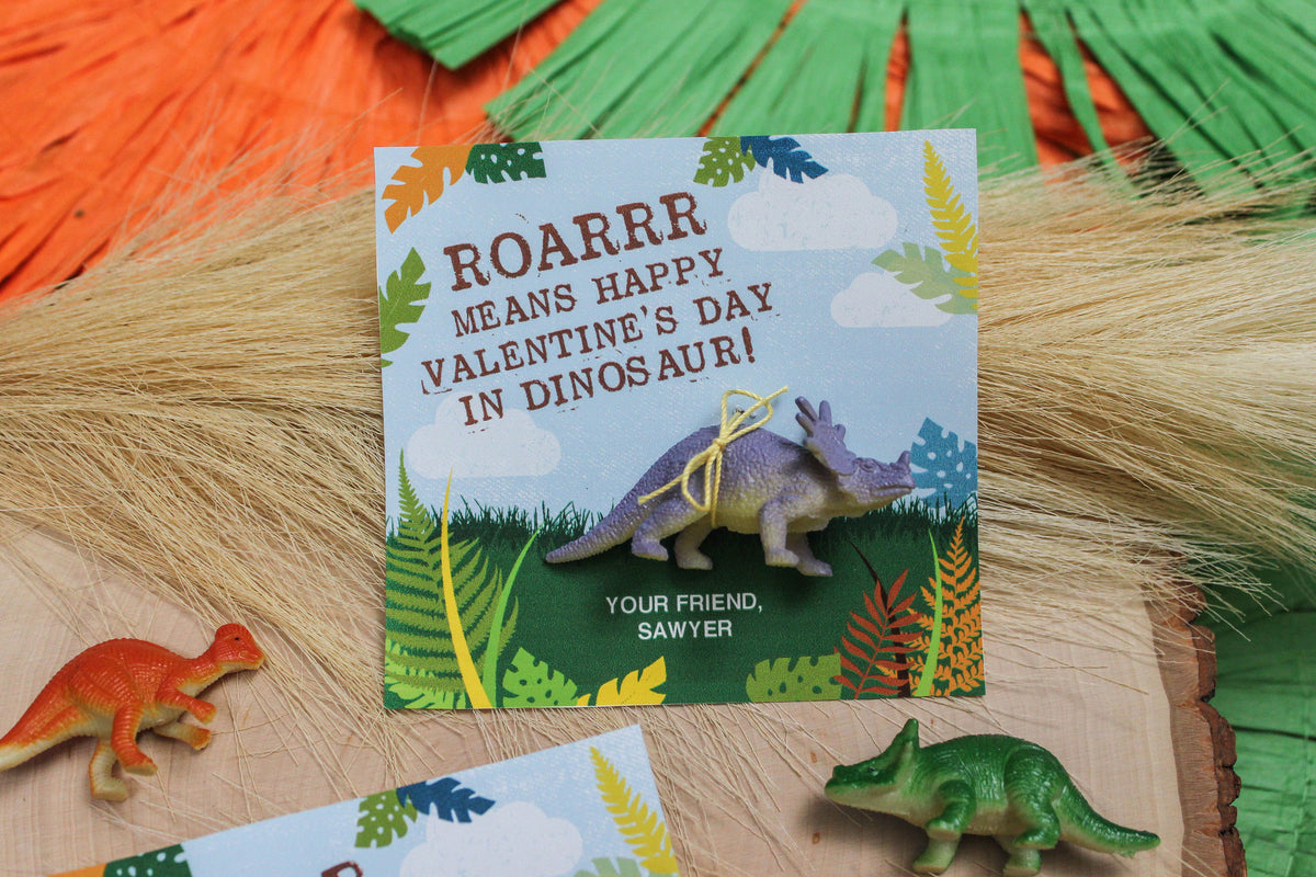 Roar Dinosaur Kids Valentine