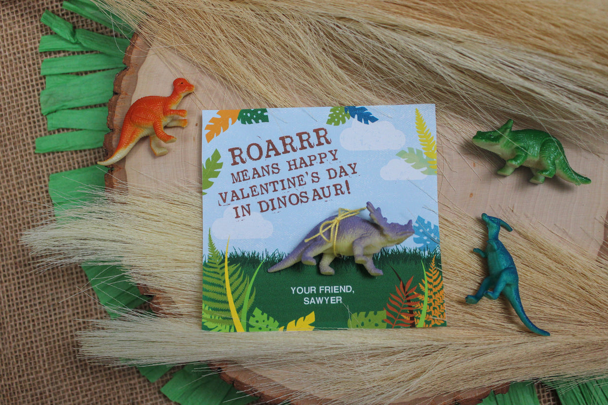 Roar Dinosaur Kids Valentine