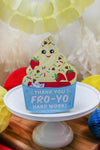 Fro-Yo Thank You Gift Card Holders