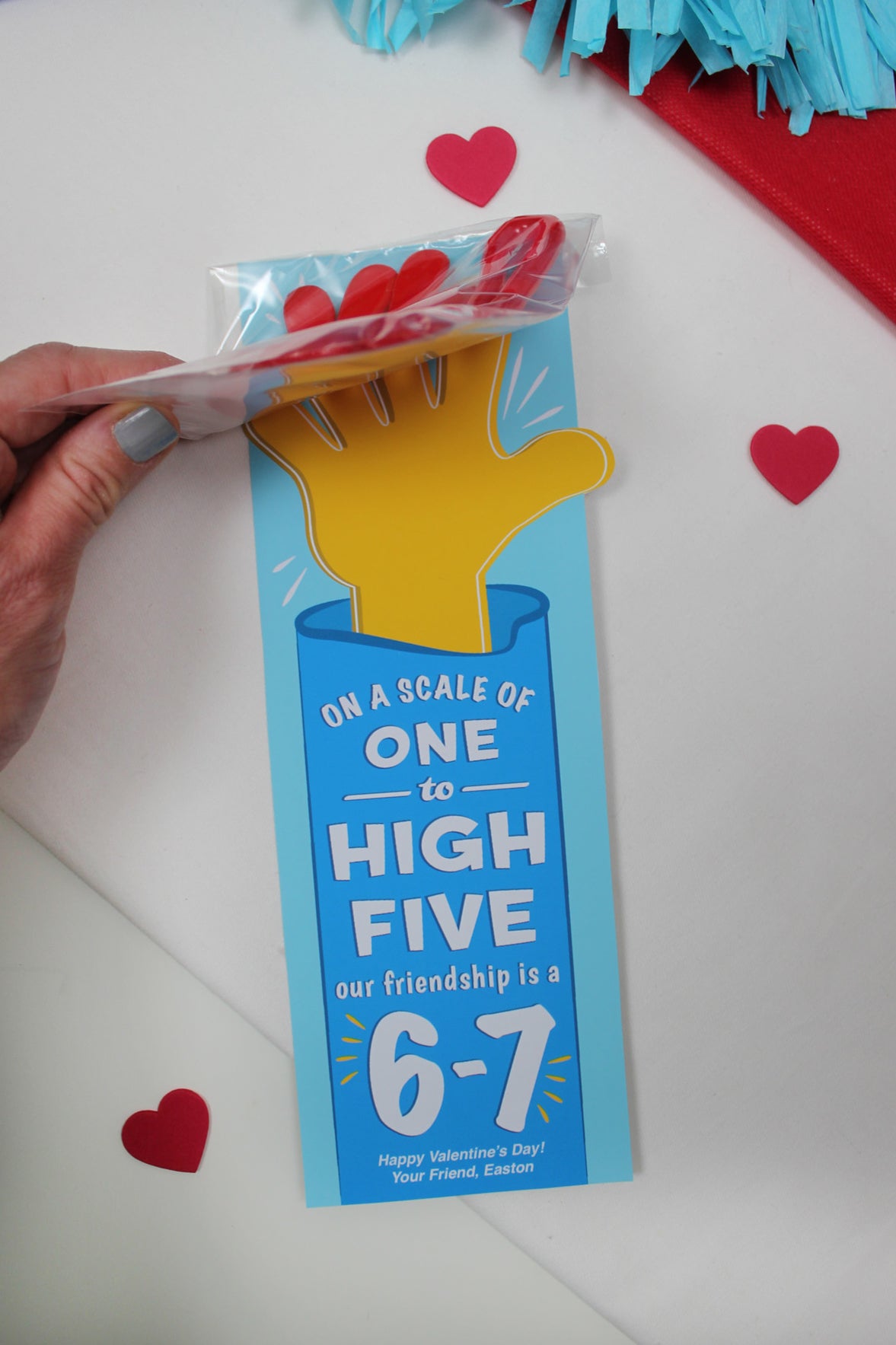 High Five 6-7 Kids Valentine