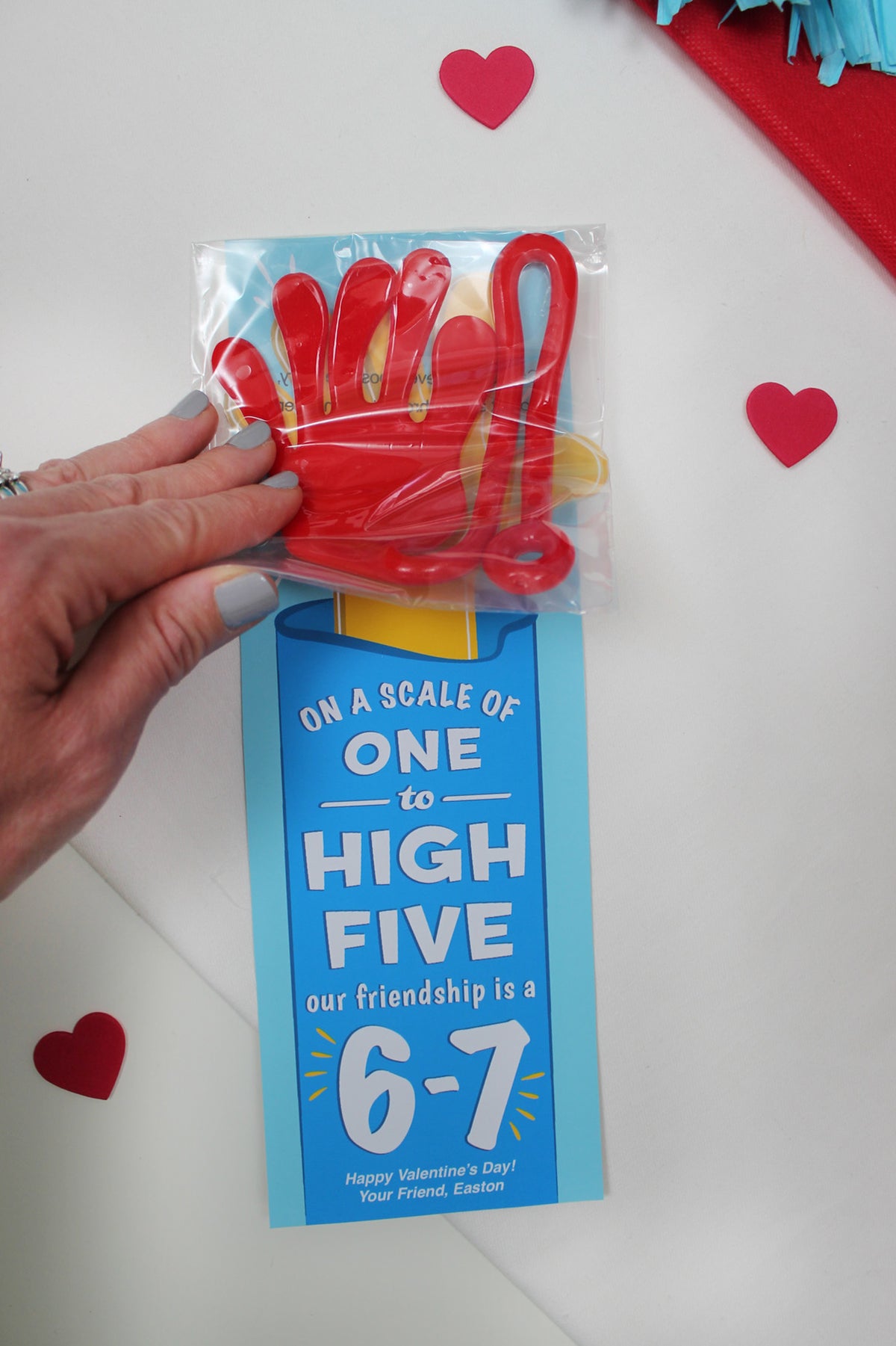 High Five 6-7 Kids Valentine