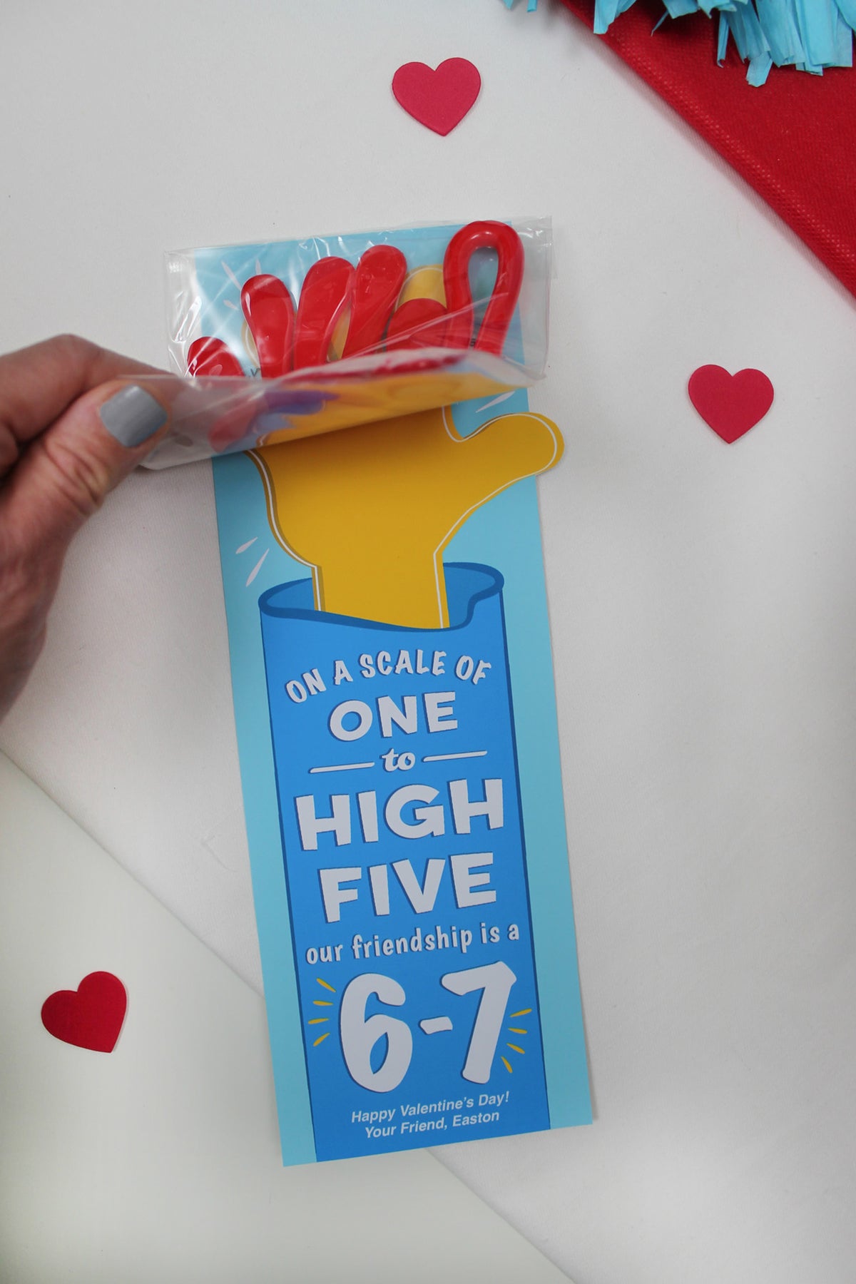 High Five 6-7 Kids Valentine