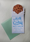 Milk and Cookies Party Invitation