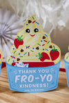 Fro-Yo Thank You Gift Card Holders