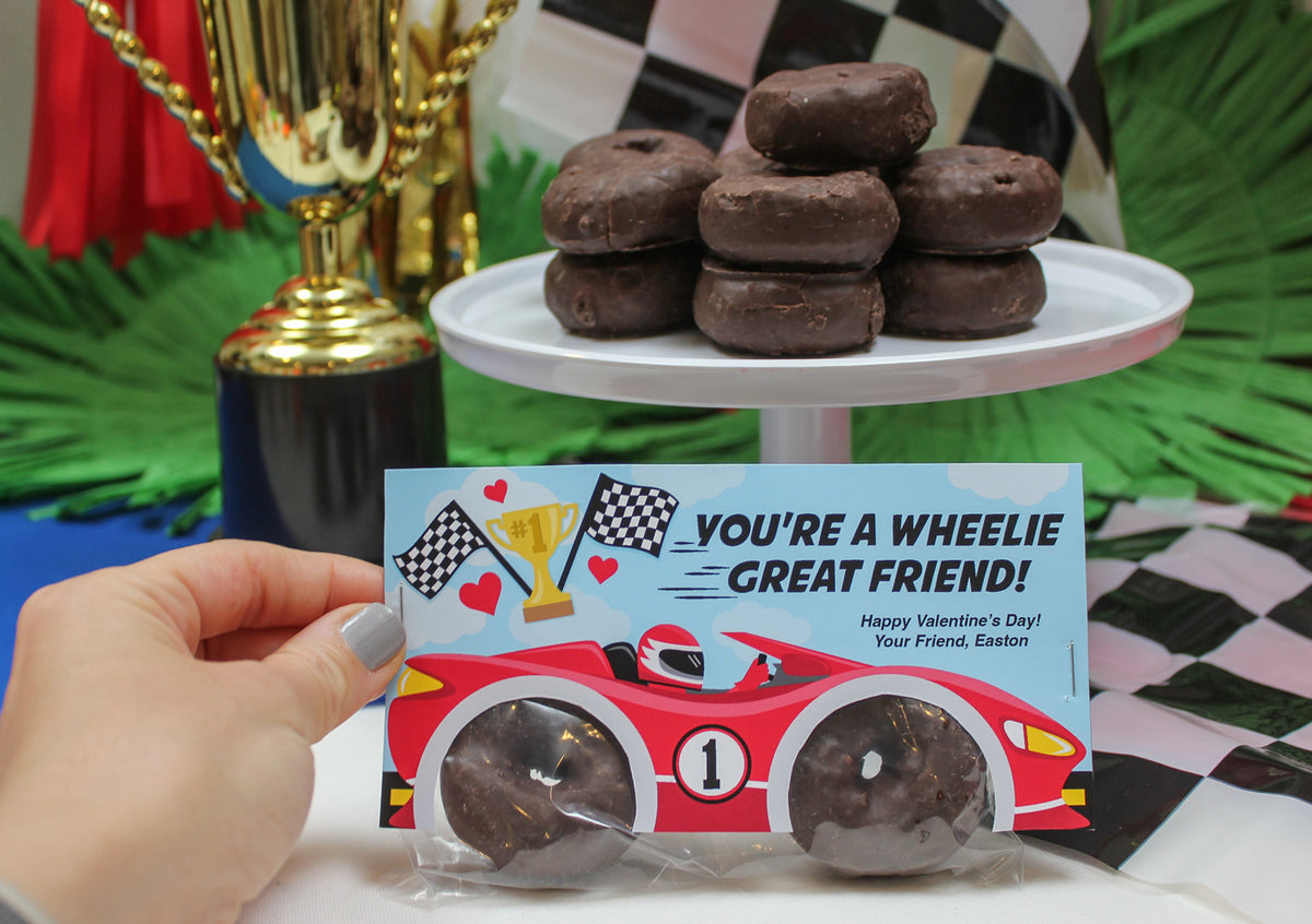 Donut Race Car Kids Valentine