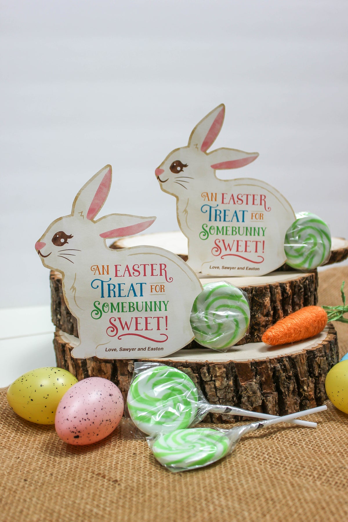 Easter Bunny Lollipop Tail Treat