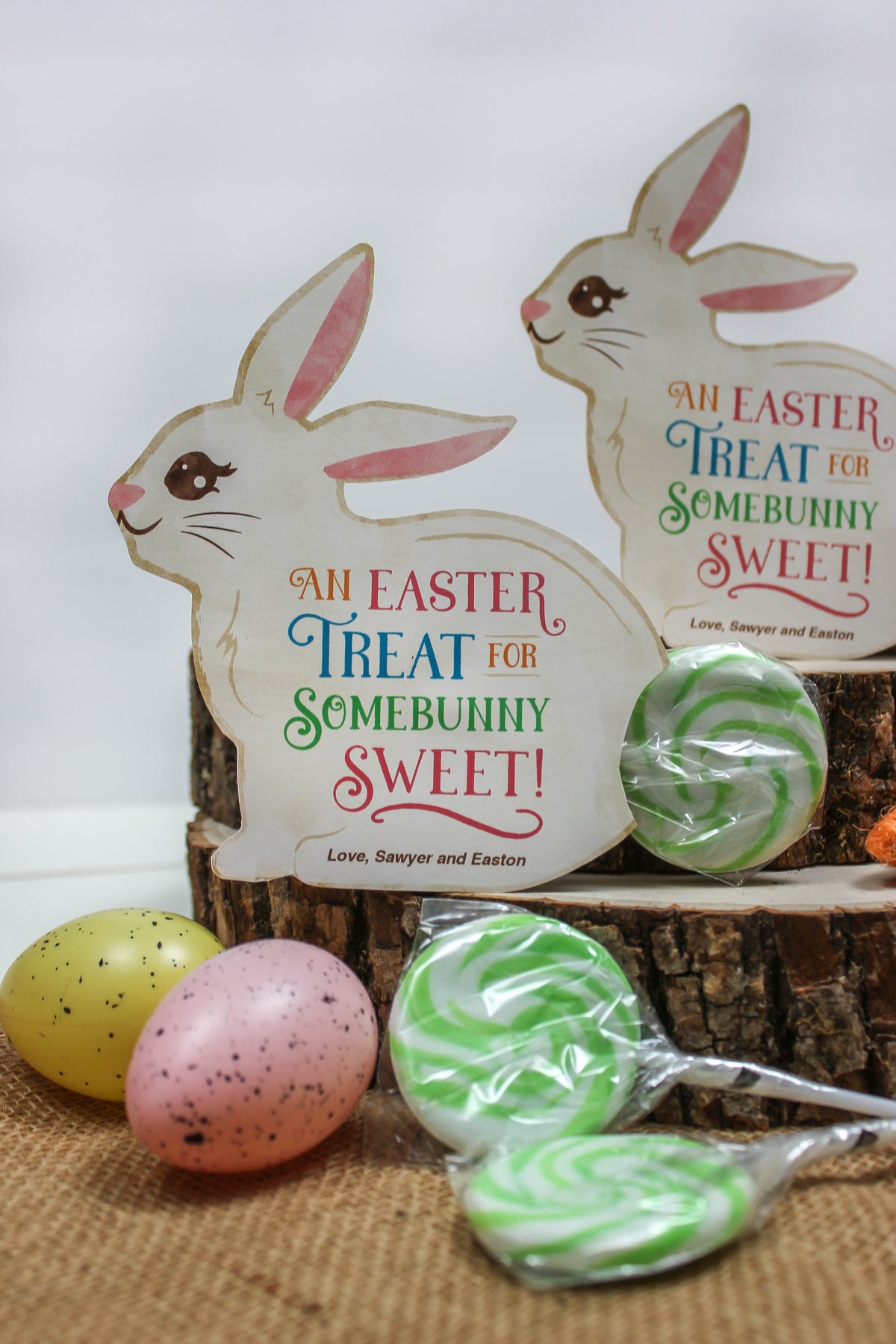 Easter Bunny Lollipop Tail Treat