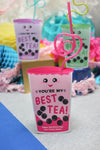 "You're My Best Tea" Bubble Tea Kids Valentine