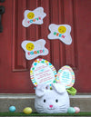 "You've Been Egged" Front Porch Easter Egg Hunt