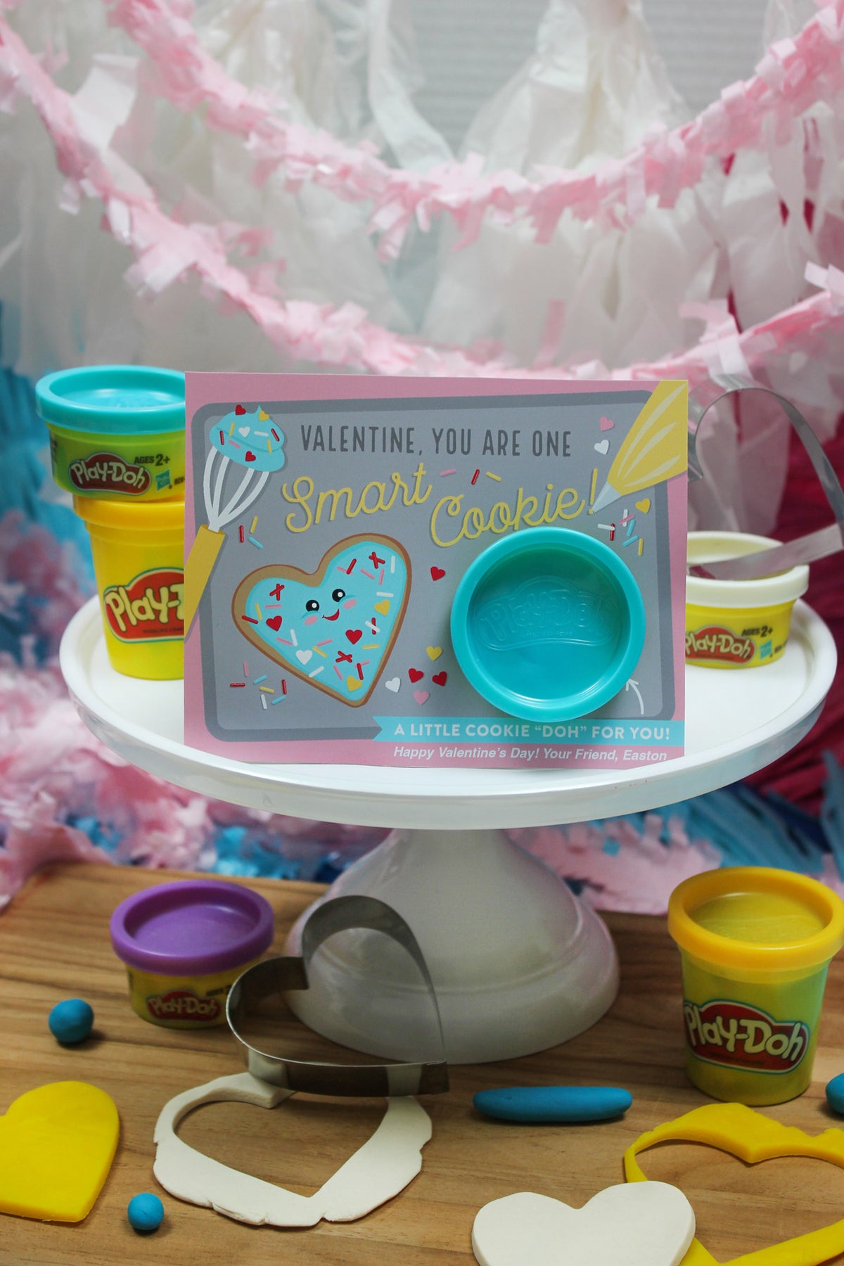 Cookie PlayDoh Kids Valentine