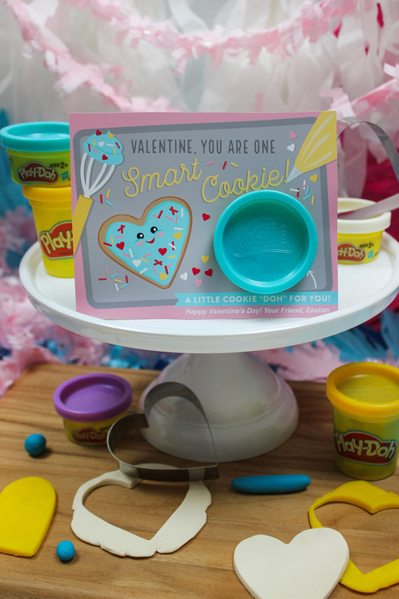 Cookie PlayDoh Kids Valentine