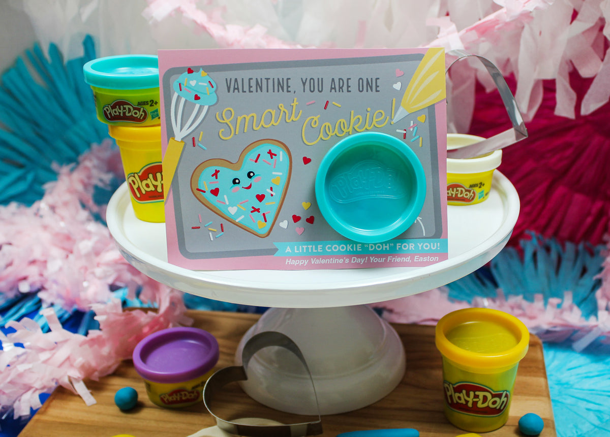 Cookie PlayDoh Kids Valentine