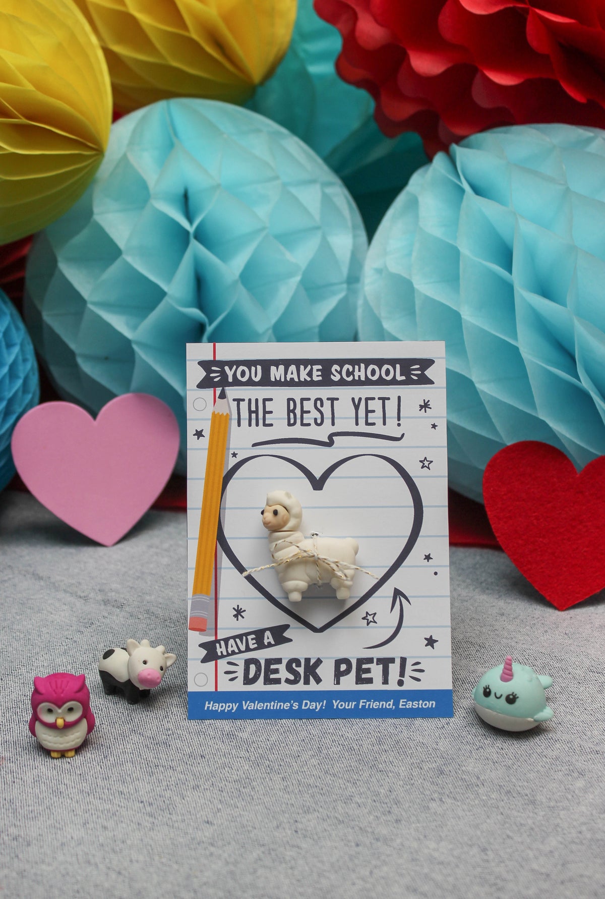 Desk Pet Kids Valentine