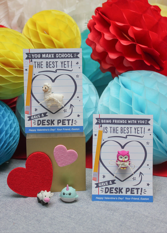 Desk Pet Kids Valentine