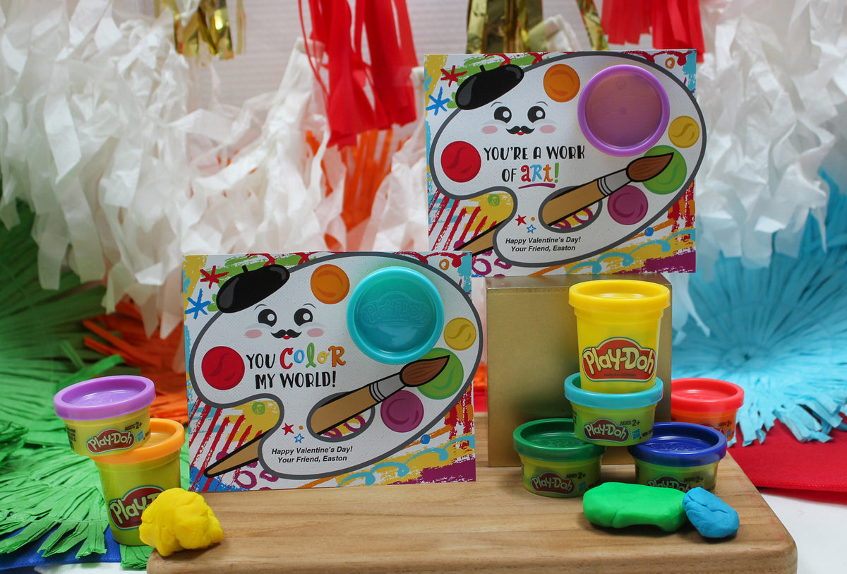 Artist PlayDoh Kids Valentine