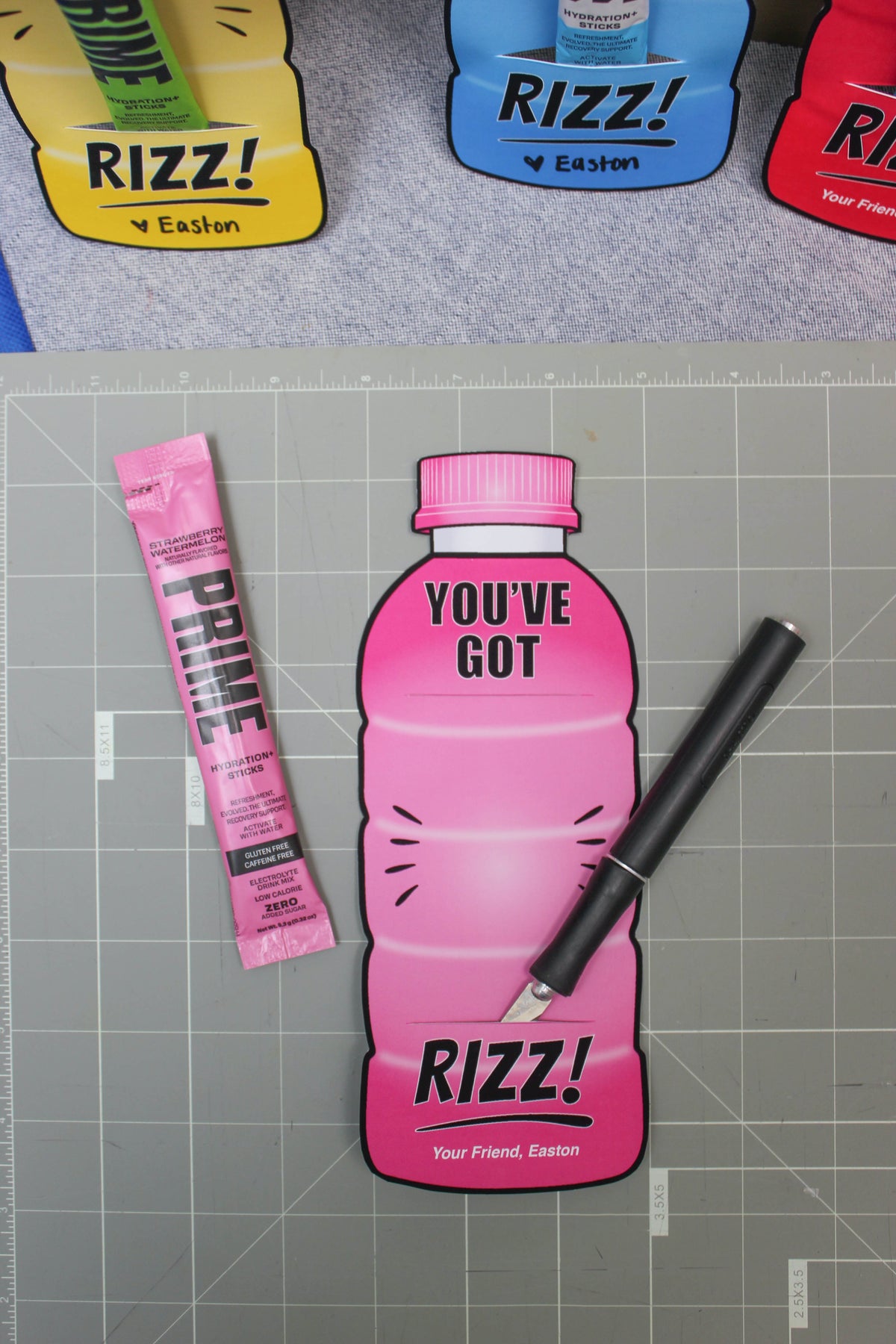 Rizz Drink Bottle Kids Valentine