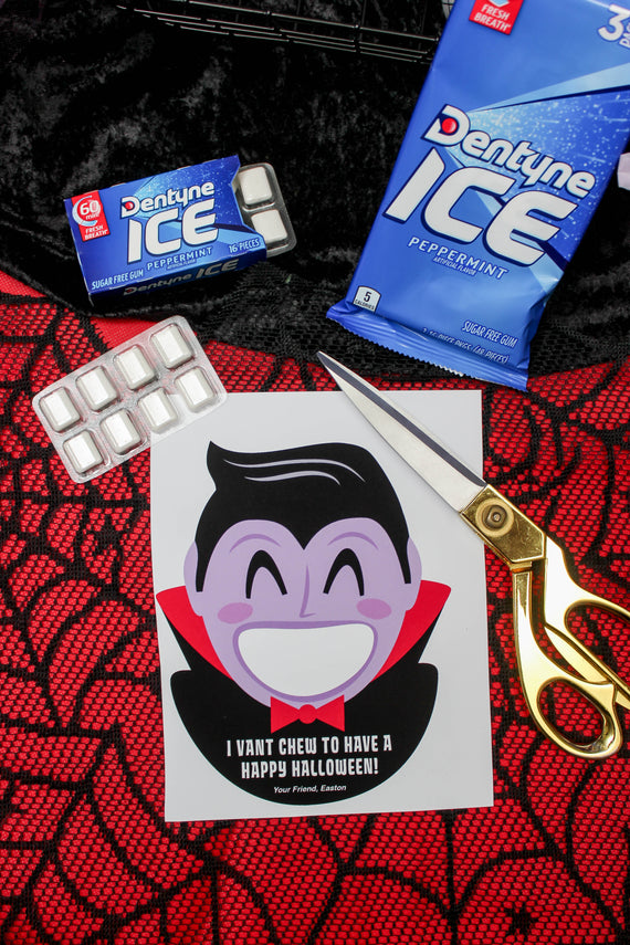 Vampire with Chewing Gum Teeth