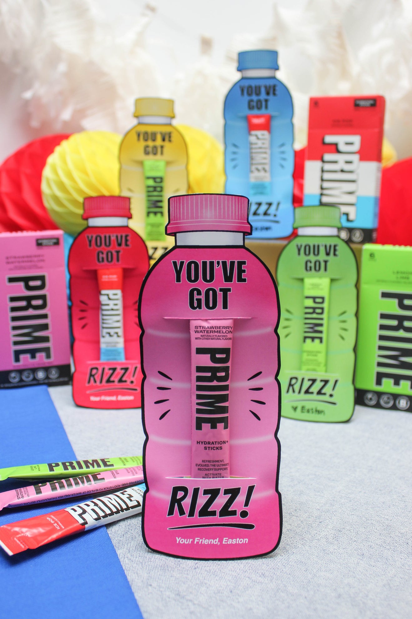 Rizz Drink Bottle Kids Valentine – Just Add Confetti