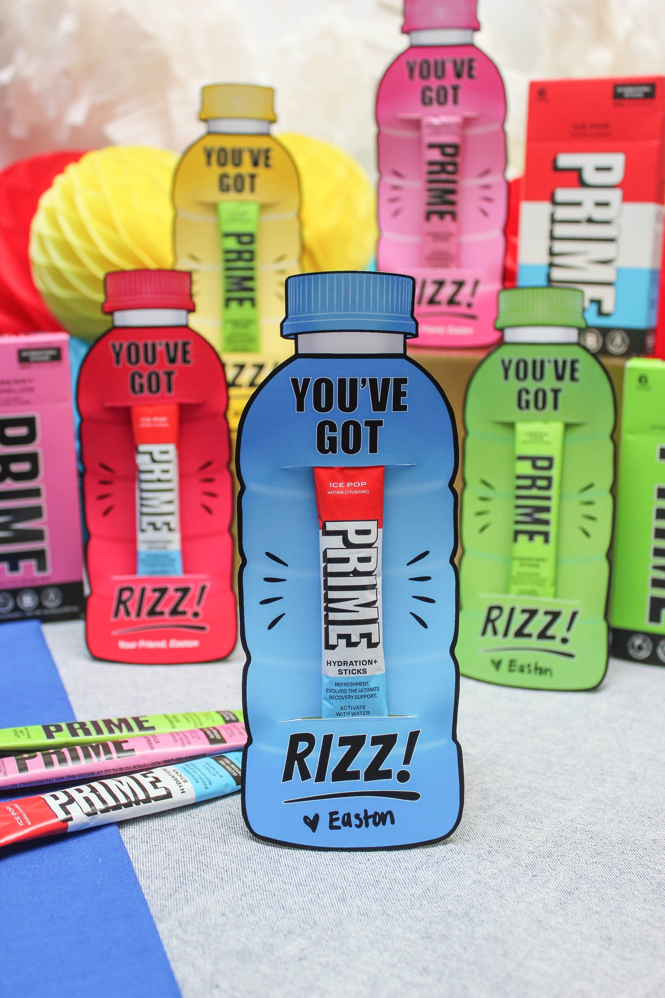 Rizz Drink Bottle Kids Valentine – Just Add Confetti