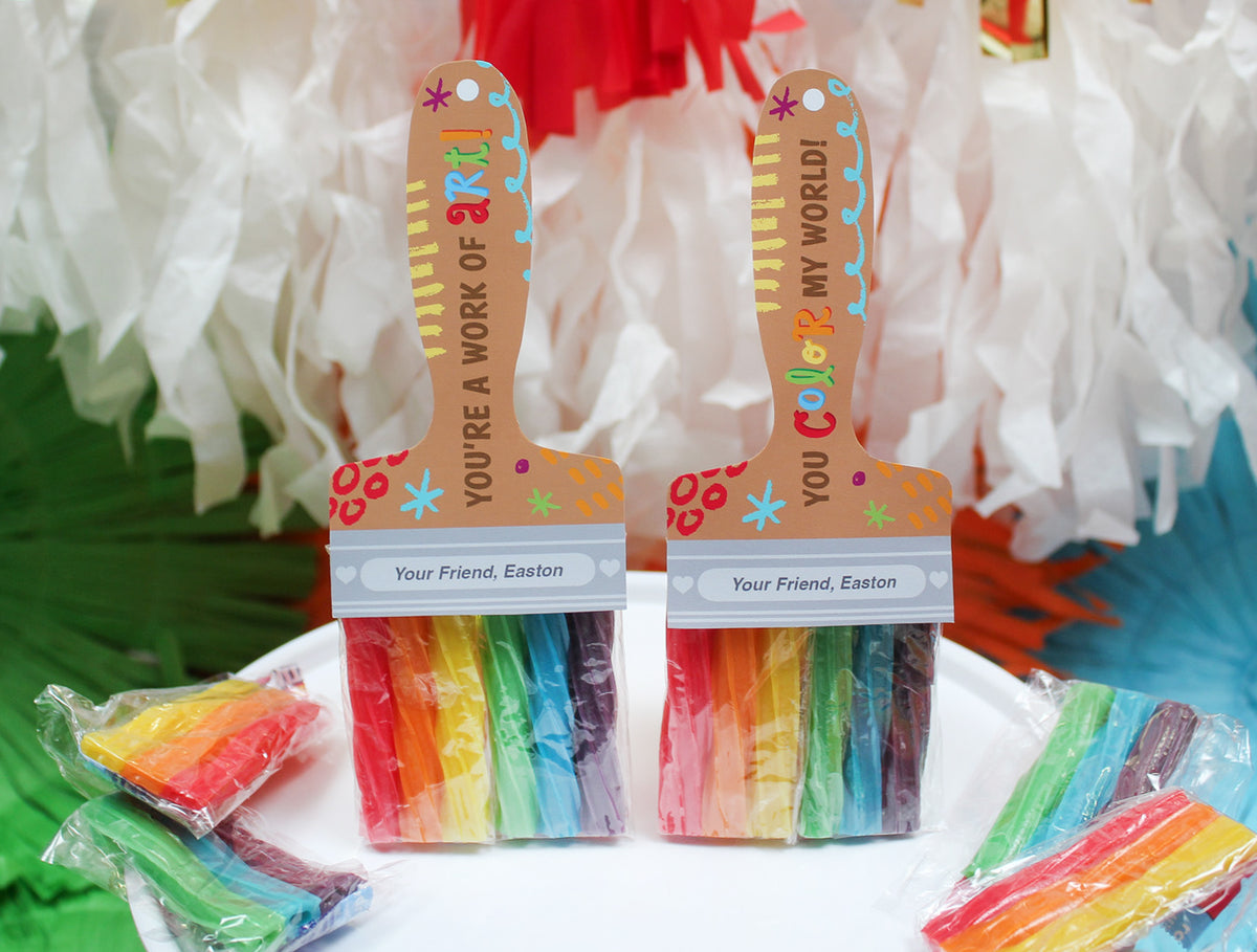 Paintbrush Kids Valentine