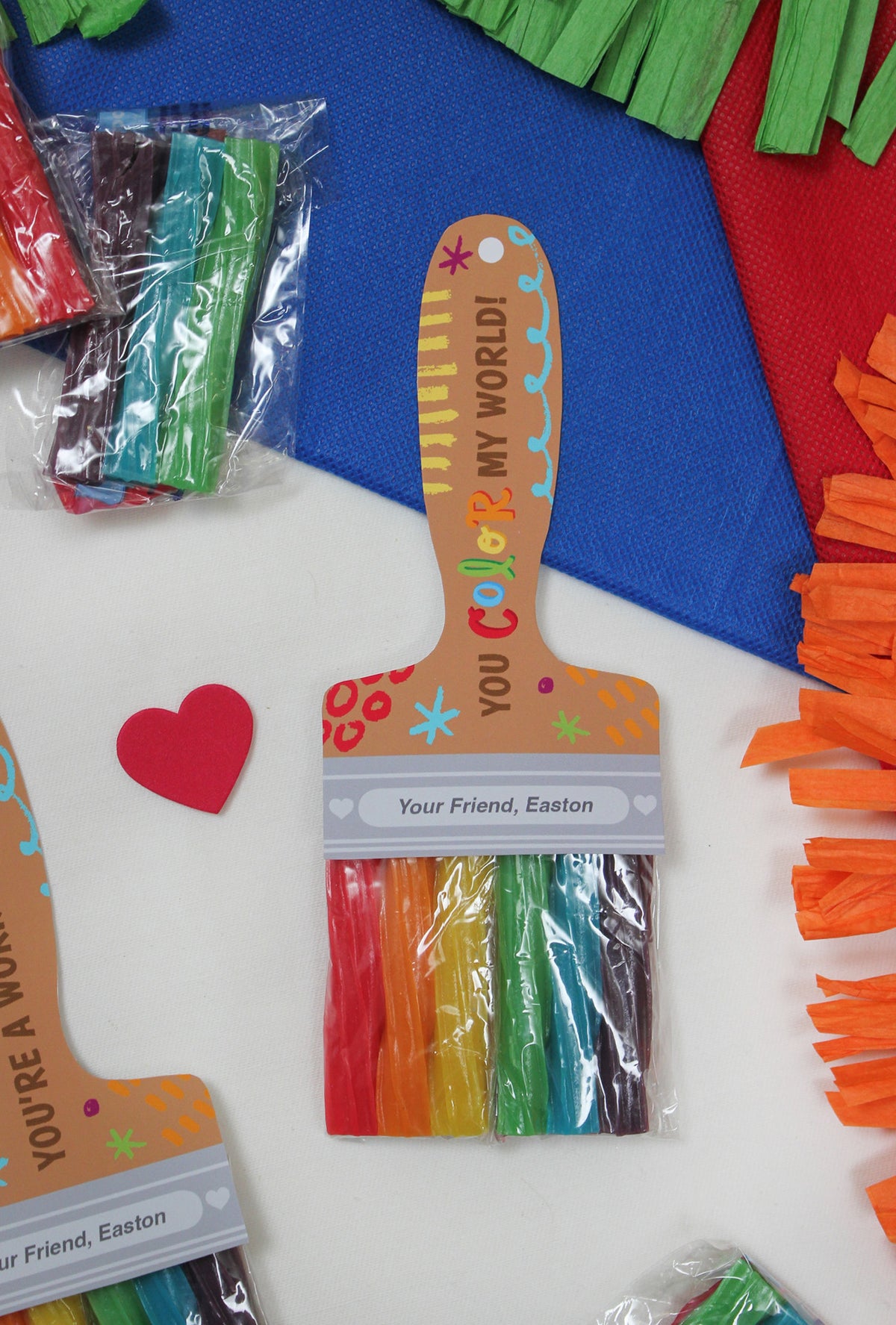 Paintbrush Kids Valentine