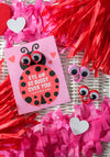 Ladybug Eyeball Finger Puppet Ring Valentine