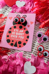 Ladybug Eyeball Finger Puppet Ring Valentine