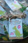 Dinosaur Party Thank You Tags and “Dig In” Silverware Tags