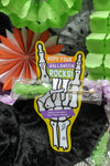 Rocker Skeleton Hand Halloween Treat