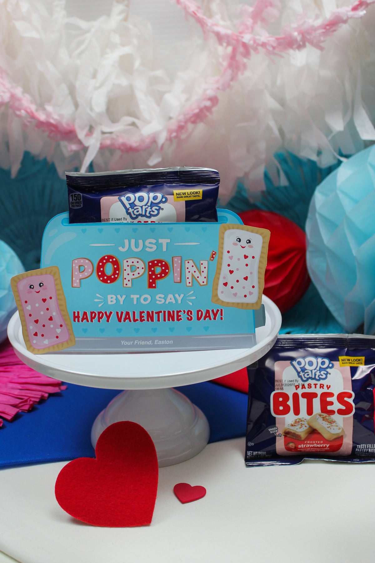 Pop Pastry Kids Valentine