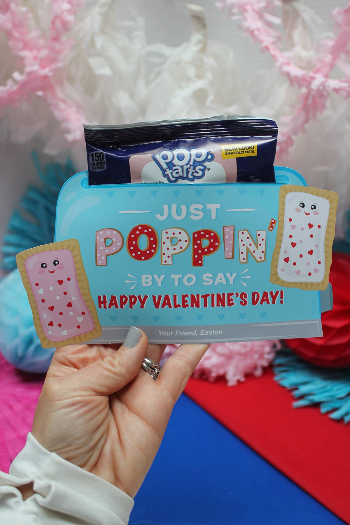 Pop Pastry Kids Valentine