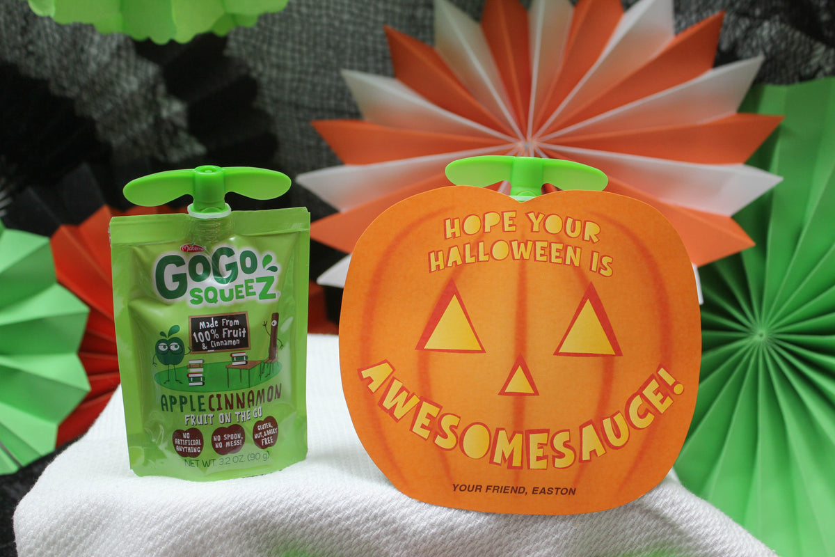 Kids Halloween Applesauce Treat