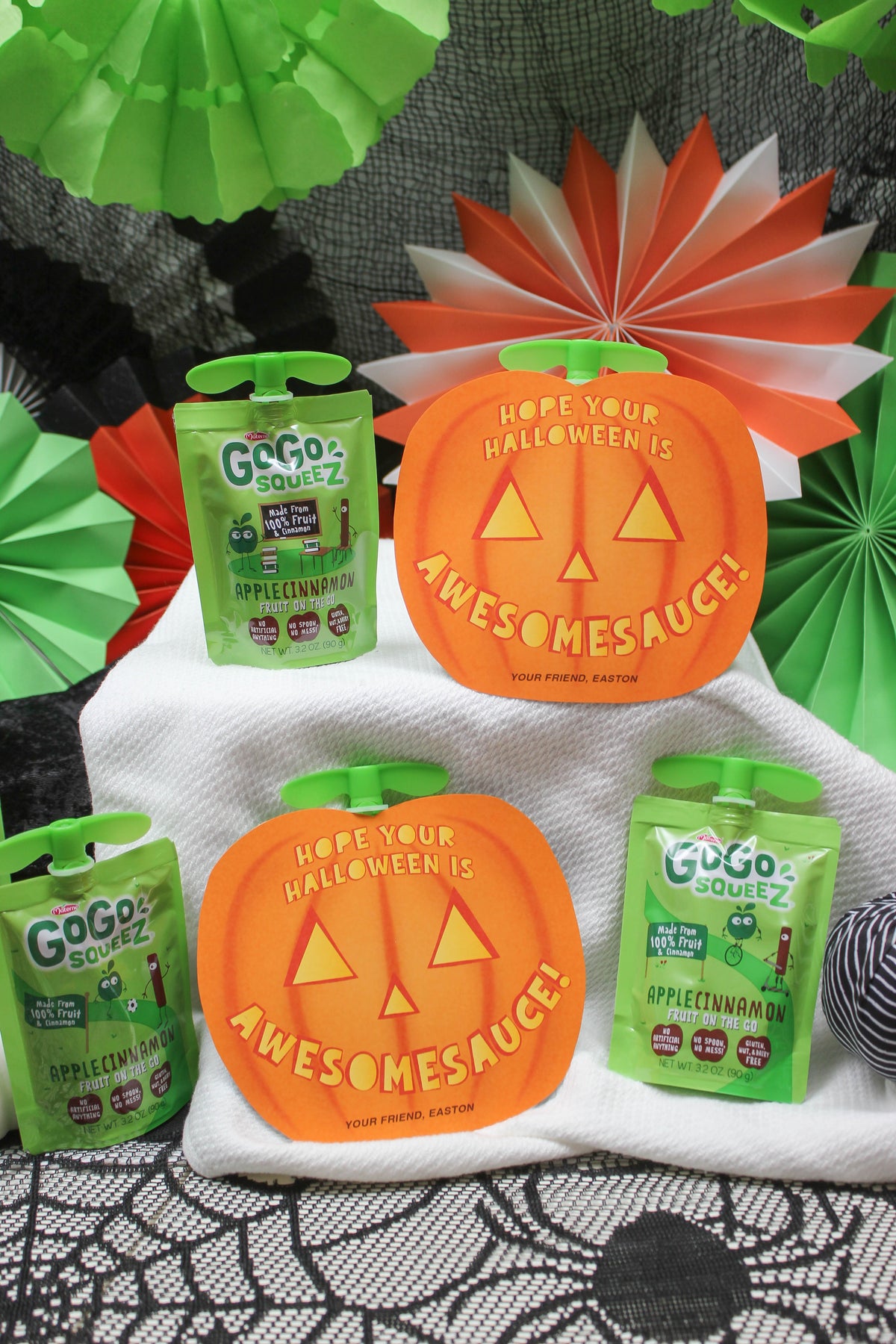 Kids Halloween Applesauce Treat